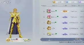 Conta Saint Seiya ex