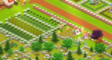 Conta HAYDAY level 128 toda decorada