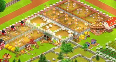 Conta HAYDAY level 128 toda decorada