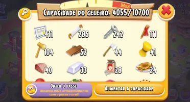 Conta HAYDAY level 128 toda decorada