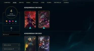 Conta unranked, terminou Gold season 2021 com mmr de gold