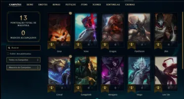 Conta prata 2 baratinha com 20 champs
