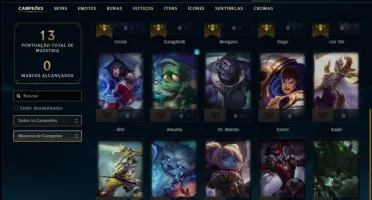 Conta prata 2 baratinha com 20 champs