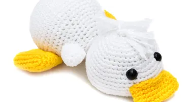 Marreco em amigurumi