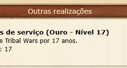 Vendo Conta Antiga Tribal Wars – 17 Anos de Serviço + Ótimo
