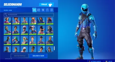 Conta fortnite 8 dlc's  e + 380 skins
