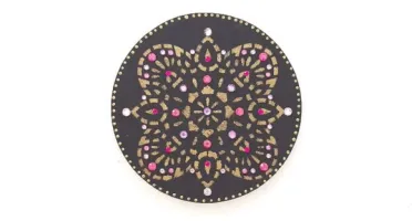 Mandala Indiana Preta