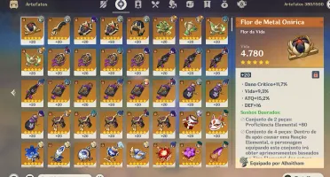 Conta genshin impact shogun raiden C0 com arma assinatura