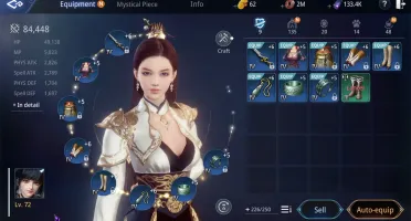 Taoista level 72, 84k power NA121
