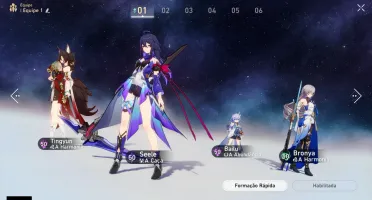 Conta BOA De Honkai Star Rail Seele+Bailu+Bronya E1+2K Jades