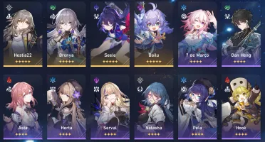 Conta BOA De Honkai Star Rail Seele+Bailu+Bronya E1+2K Jades