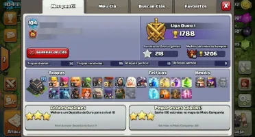 CV9, level 104, 2115 gemas, 5 construtores