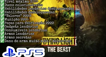 Dying Light The Beast (PS5) - Nivel, Itens, Armas e MTO MAIS