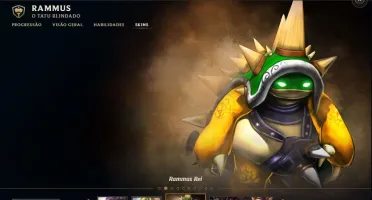 Conta League of Legends com Rammus Rei e Kayle Juiza