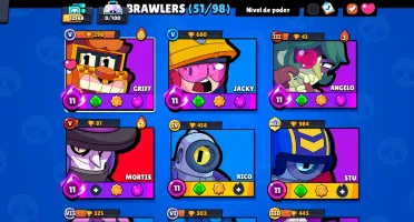Desapego - 7 Evoluções + 2 Heróis + Conta Brawn Stars