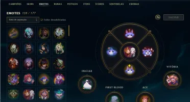 Conta lol, lv 342, 308 skins