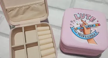 Kit Ecobag e Porta-Joias Personalizado para Professora