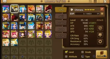 Conta starter com Shan + Pergaminho Transcende (com benção)