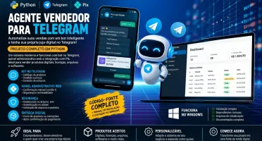Agente de Vendas Telegram em Python Código-Fonte Painel Web