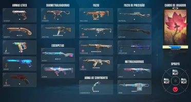 Conta Valorant Platina 2 Com Skins