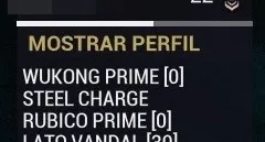 Conta Warframe Maestria 22