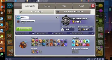 Conta de Clash of clans cv10 quase full
