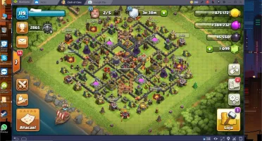 Conta de Clash of clans cv10 quase full