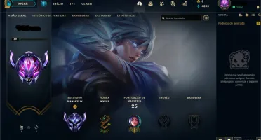 Conta lol SMURF Diamante 4 (Email ainda não vinculado)