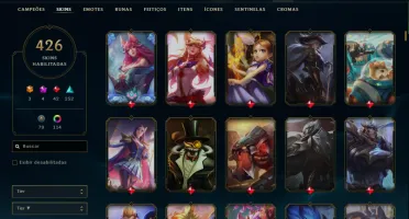Conta Rara 427 Skins Urgente
