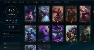 Conta Rara 427 Skins Urgente