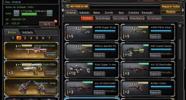Conta de CrossFire BR 3 Star com 22 VIPS e 60 MNS