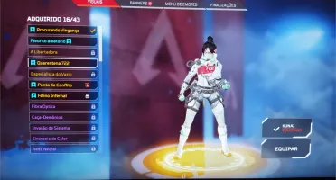 Conta Apex legends com KUNAI da Whaith