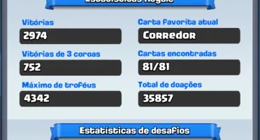 Conta Clash Royale NV11