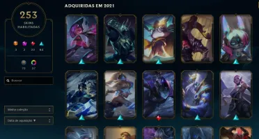 Conta de lol diamnte 4 + de 250 skins