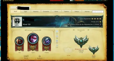 Vendo conta prata 3 do lol