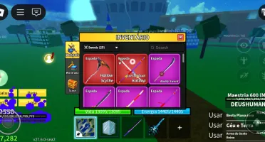 Conta de blox fruits muito boa