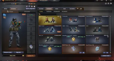 Conta Crossfire AL Major NV 7 Com 8 Vips+Muitas MNS