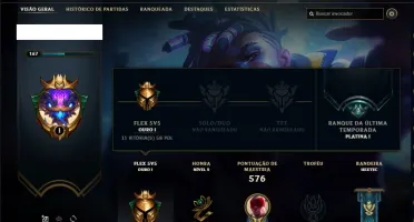 Conta unranked com TODOS os champs e 171 skins ,6 vitoriosas