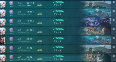 Conta Smurf Ascendente Valorant MMR ALTO