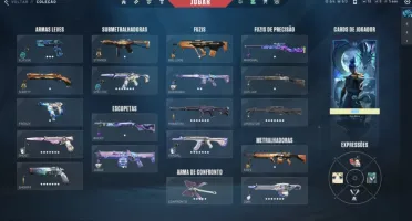 Conta valorant com muita skin rara