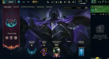 conta de lol plat 3, ex diamond 144 skins + honra 4