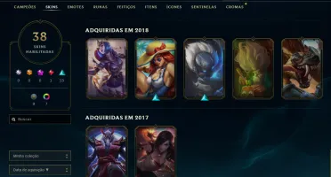 conta lol level 196