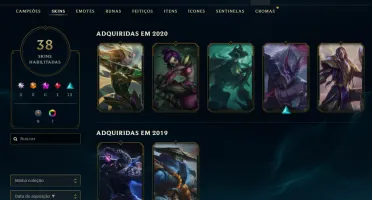 conta lol level 196