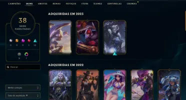 conta lol level 196