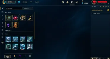 SMURF MONO KATARINA | GOLD C MMR ALTO | SKINS RARAS + 14K EA