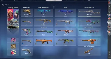 vendo conta valorant com muitas skins!