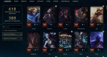 Vendo Conta Ouro II 218 Skins