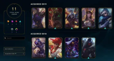 Conta unranked, lvl 86 com 19 skins