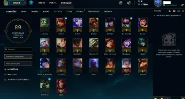 Conta LOL Diamante V Smurf