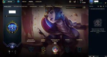 Conta LOL Diamante V Smurf